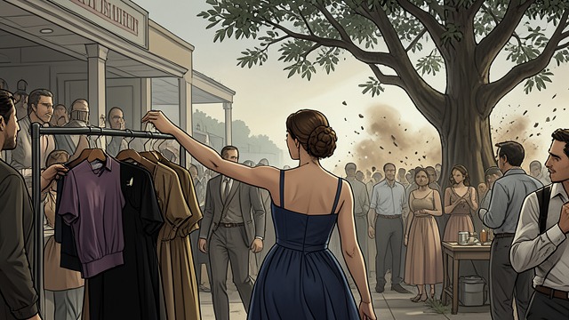 The Bra and the Blast from "Slow Burn". The Bra and the Blast An accidental detour Kate leaves the crowded tent to remove an uncomfortable bra and walks toward a stand of trees.