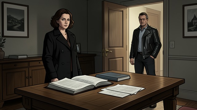 A Crisis Hidden from Sisters from "Slow Burn". A Crisis Hidden from Sisters Private calculations Kate finds the loan documents and learns that the family may lose its home and her company.