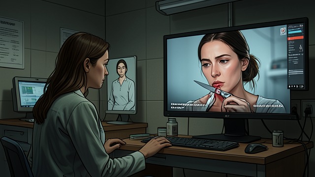A Death on Camera from "Ofrenda a la tormenta". A Death on Camera The return Sarasola tells Amaia that Rosario has returned to the clinic and cut her own throat in front of the security cameras.