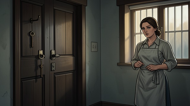 A New Lock from "Ofrenda a la tormenta". A New Lock An uninvited visit Ros discovers Flora inside the bakery after hours, offering an implausible explanation for being there.