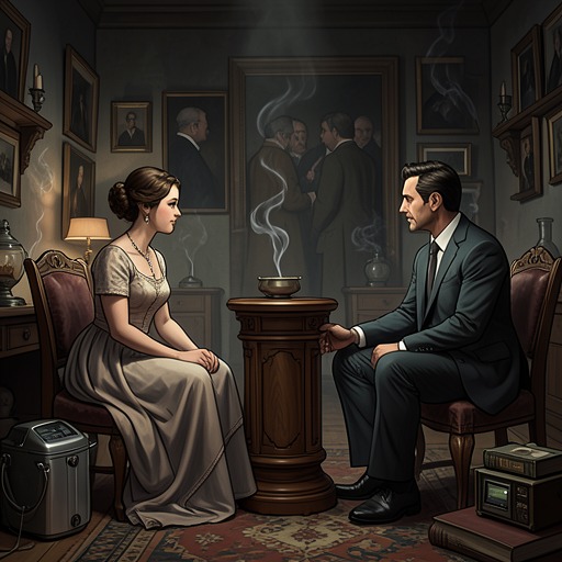 Amaia and Engrasi’s Bond from "Ofrenda a la tormenta". Engrasi provides a home, a moral counterweight, and a spiritual language that helps Amaia face danger without surrendering her own judgment.