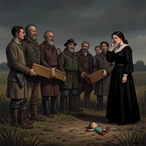 The Cult’s Infant Victims from "Ofrenda a la tormenta". Families’ grief, suspicious financial changes, and repeatedly empty coffins reveal the cult’s victim-selection rules and the fate of the children.