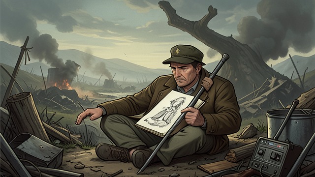 The Sketch Travels from "The Narrow Road to the Deep North". A Picture Carried Forward Protection in Memory Lizard Brancussi carries the sketch through surrender and forced labour.
