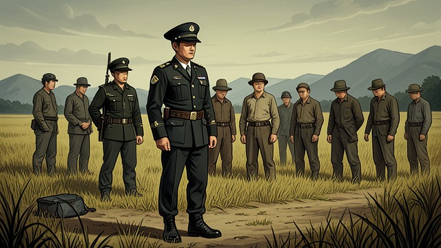 The Camp Hierarchy from "The Narrow Road to the Deep North". Power in the Camp Orders and Rank Japanese officers direct the railway project while Korean guards exercise violence over Australian prisoners.