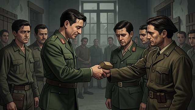The Final Handshake from "The Narrow Road to the Deep North". Gratitude at the Edge The Chosen Men Dorrigo Evans selects one hundred prisoners for a march many will not survive.