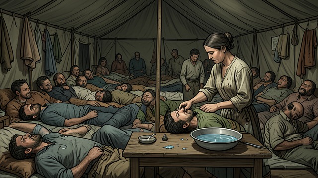 Cholera in the Camp from "The Narrow Road to the Deep North". Cholera Arrives A Rapid Outbreak Prisoners develop violent symptoms and die quickly.