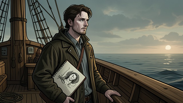 The Unfinished Farewell from "The Narrow Road to the Deep North". An Absence Made Permanent No Return Lizard Brancussi is never found after leaving the ship.