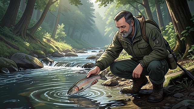 Freedom Without Restoration from "The Narrow Road to the Deep North". The Limits of the Gesture A Moment of Release The fish return to the water, and the former prisoners briefly feel that they have honoured their friend.