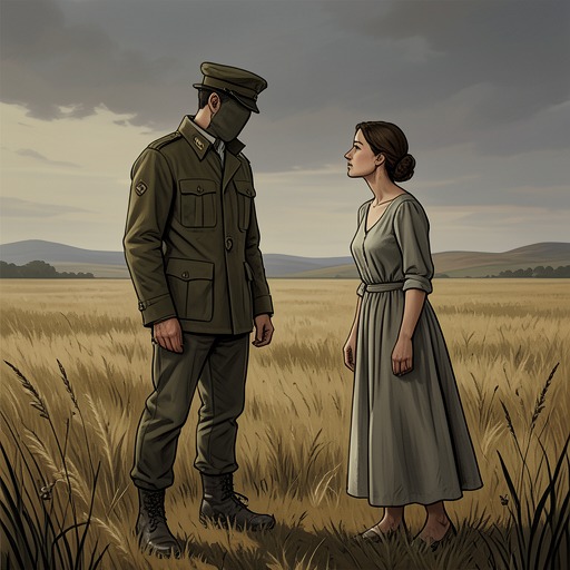 Tom Evans and Ruth from "The Narrow Road to the Deep North". This flow follows Tom Evans’s unspoken wartime pain, his brief intimacy with Ruth, and the belated revelation of their son Frank.
