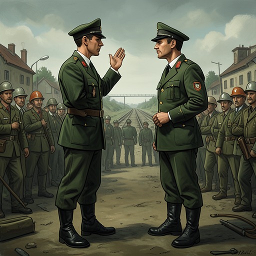 Nakamura’s Clash with Dorrigo from "The Narrow Road to the Deep North". This flow traces the uneasy contest between Dorrigo Evans and Major Nakamura over labour, discipline, and the limits of resistance.