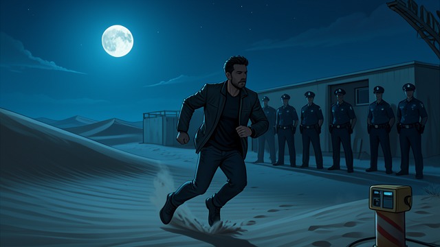 Police in Ophira from "Black Box". Police in Ophira Violence escalates Boaz intervenes when police arrest his Bedouin friend and injures officers before being detained.