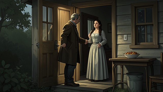 A Final Invitation from "Black Box". A Final Invitation Michel opens the door After learning of Alexander’s illness, Michel invites him to stay and receive care.