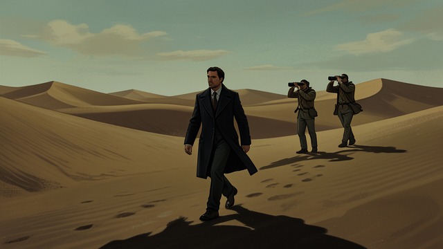The Desert Lead from "Black Box". The Desert Lead Police lose the trail After the Ophira station escape, local police assume Boaz is wandering in the desert.