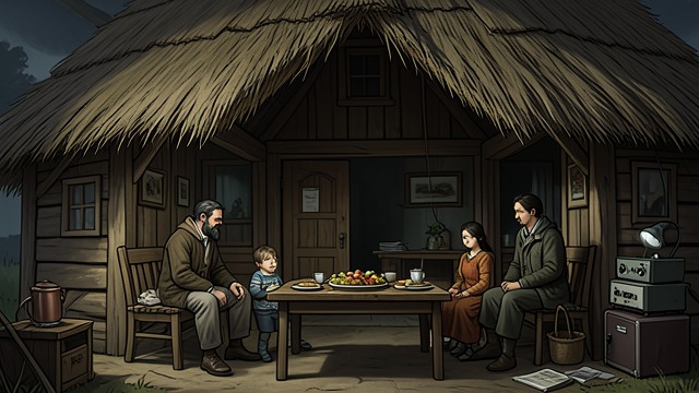 The House as Refuge from "Black Box". The House as Refuge Shelter for a divided family The estate holds Boaz, the ill Alexander, and for a time Ilana and Yifat.