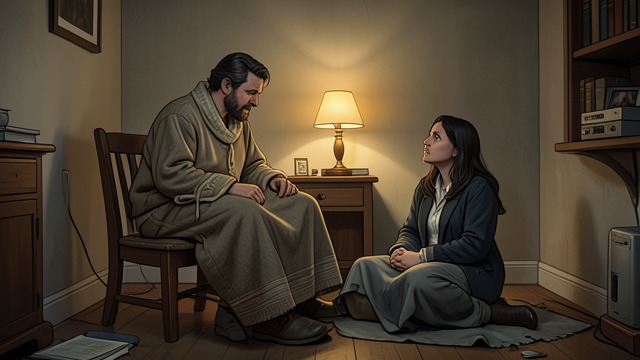 The Quiet Room from "Black Box". The Quiet Room A changed silence At Gideon House, Alexander and Ilana exchange only simple observations while she cares for him.
