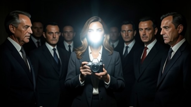 The Camera Flash from "Black Box". Evidence Exposed A hazardous photograph The narrator moves close to the sketches and triggers the Left-eye Camera.