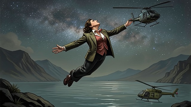 The Choice to Re-enter from "Black Box". Returning to Pain A hovering self At the bottom of the boat, the narrator finds herself outside her body without intending to.