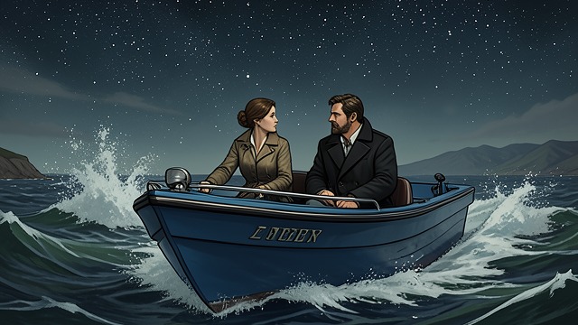 The Open Water from "Black Box". A Moving Boundary Departure without explanation The Designated Mate carries the narrator far from the coast in a speedboat.