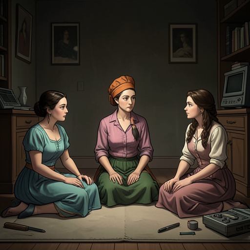 Women Recognizing Women from "Black Box". This flow traces the uneasy solidarity among beauties and the narrator’s discovery that a woman’s vulnerability can become a source of recognition.
