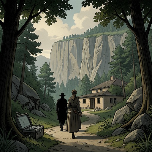 The Journey into Danger from "Black Box". This flow follows the narrator’s movement from a seemingly controlled social setting into an isolated compound and finally toward rescue.
