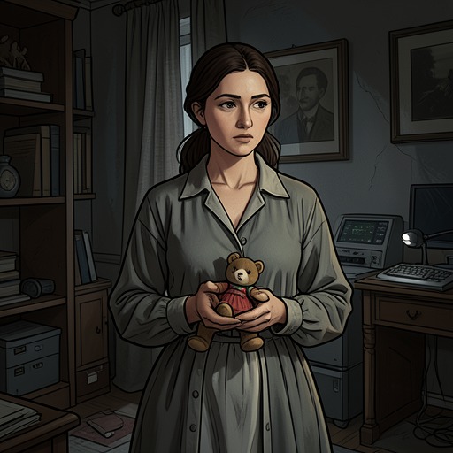 The Hidden Family Story from "Black Box". This flow traces how the narrator’s concealed paternity shapes her childhood memories and her understanding of family.