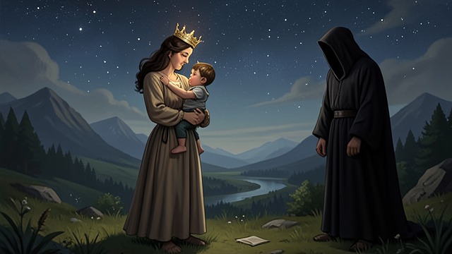 An Oath in the Forest from "Ponniyin Selvan". An Oath in the Forest A rival crowned At a secret gathering, Nandhini helps crown a Pandiya child and swears to protect the child’s crown against the Chozhas.
