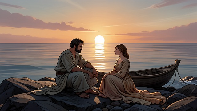 An Island Idyll from "Ponniyin Selvan". An Island Idyll A brief refuge A shipwreck brings Sundara Chozhar and Mandhakini together on an isolated island.