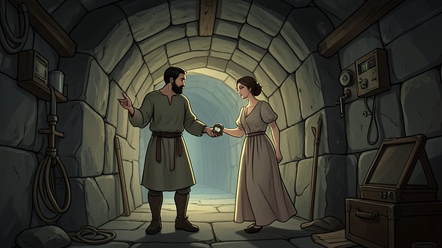 A Passage to the Palace from "Ponniyin Selvan". A Passage to the Palace A route discovered Ravidasan shows Soman Saambavan a hidden passage leading from the vault toward the Chozha palace.