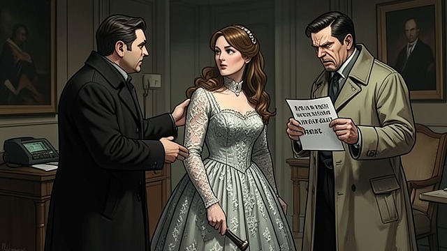 A Convenient First Suspect from "Towards Zero". The First Story Prepared A real argument Nevile’s quarrel with Lady Tressilian is genuine, and Kay’s threat against him and Audrey is also real.