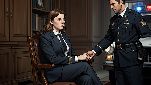The False Relief of Arrest from "Towards Zero". Safety in Custody The feared outcome arrives When Battle accuses Audrey, she says that it is almost a relief and that the ordeal is over.