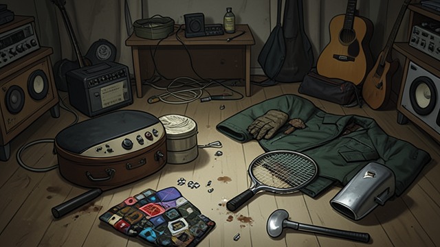 Objects Lose Their Authority from "Towards Zero". The Scene Reinterpreted Props separated from proof Battle explains how the club, racket, glove, coat, and fender parts were used to stage competing…