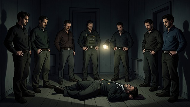 Fear Replaces Argument from "Towards Zero". The Household Becomes a Crime Scene A death changes the conflict Lady Tressilian is discovered murdered and Barrett is found incapacitated.