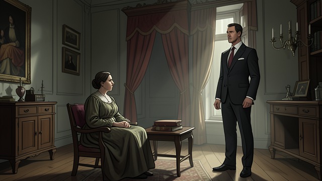 The Queen of the Bedroom from "Towards Zero". Authority from Bed A commanding presence Lady Tressilian receives visitors from her bed and directs the household with sharp opinions.