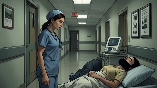 A Nurse’s Small Prediction from "Towards Zero". A Future Without a Map A nurse imagines usefulness The hospital nurse tells MacWhirter that he might matter by being in a certain place at a certain time.
