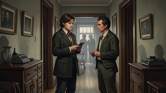 Hurstall Remembers Voices from "Towards Zero". The Quarrel Heard Through the House Fragments overheard Hurstall and Emma hear raised voices between Nevile and Lady Tressilian.