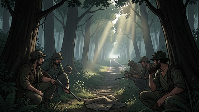 Guerrilla Bands from "War and Peace". The Cudgel in the Forest Russian partisan groups attack isolated French detachments, convoys, and stragglers.