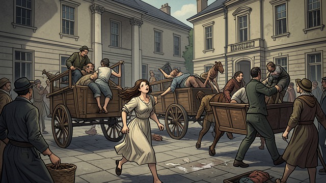 Wounded Refuge from "War and Peace". Property for Human Life The Rostovs initially prepare to transport their possessions, but Natasha Rostova forces the family to give the carts to wounded…