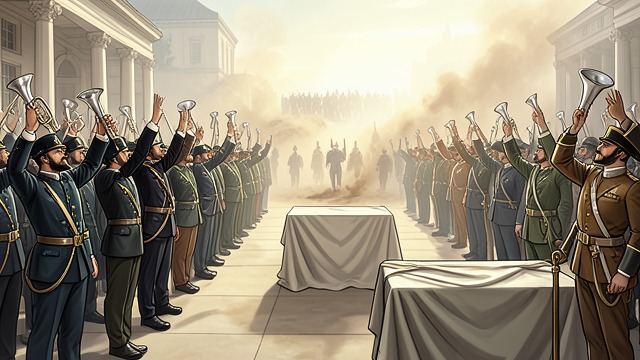 War as Ceremony from "War and Peace". War Before Contact Reviews, uniforms, music, decorations, and imperial speeches make war appear orderly and glorious.