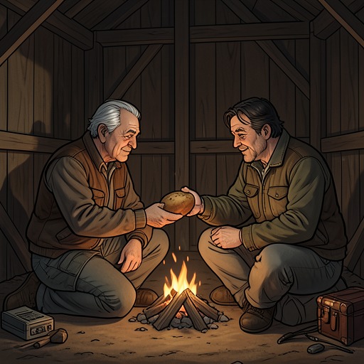 Pierre's Bond with Karataev from "War and Peace". Pierre Bezukhov's relationship with Platon Karataev converts captivity from annihilation into a school of simplicity, compassion, and spiritual freedom.