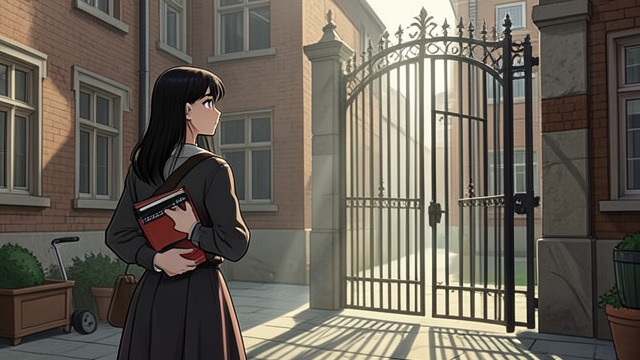 The Girl at Fallowfield from "Nemesis". A Promising Young Woman Verity Hunt is remembered as a beautiful, intelligent girl educated at Fallowfield.