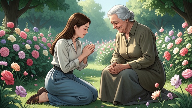 Hero Worship from "Nemesis". The Admired Guardian Verity treats Clotilde as a brilliant and accomplished personality.