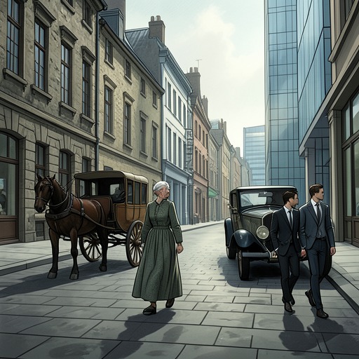 The Old and the New from "Nemesis". This flow traces the novel’s contrast between inherited Victorian habits and a changing society that creates new freedoms and new dangers.