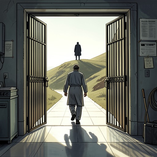 The Wrongful Conviction from "Nemesis". This flow traces Michael Rafiel’s movement from delinquent son and convicted murderer to a man released after the truth is uncovered.