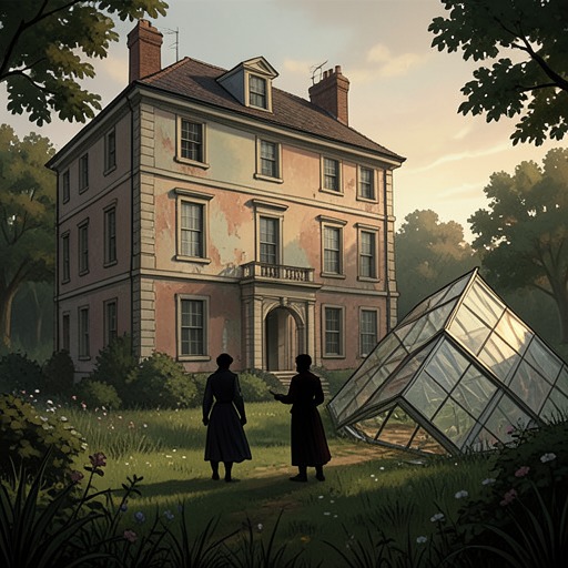 The Three Sisters’ House from "Nemesis". This flow follows the changing meaning of The Old Manor House and the three sisters who inhabit it.
