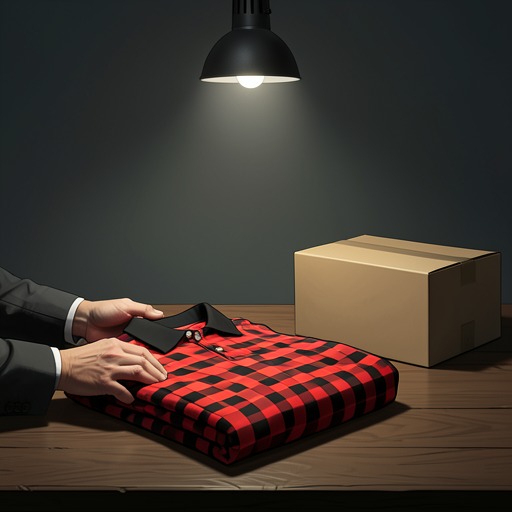 The Red-and-Black Jumper from "Nemesis". This flow traces the conspicuous clothing clue from the boulder attack to the hidden evidence mailed away from the village.