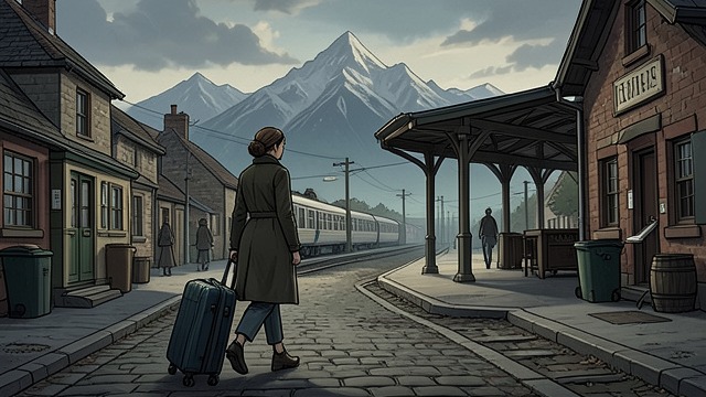Akari’s New Town from "5 Centimeters per Second". Akari’s New Town An unwanted arrival Akari leaves Tokyo for a town she once knew only as a quiet place to visit.