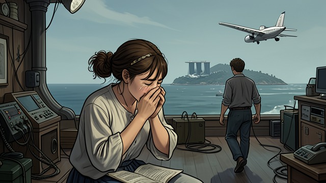 The Island Left Behind from "5 Centimeters per Second". The Island Left Behind A final goodbye Takaki tells Kanae when his plane will leave, and she is the only person he informs.