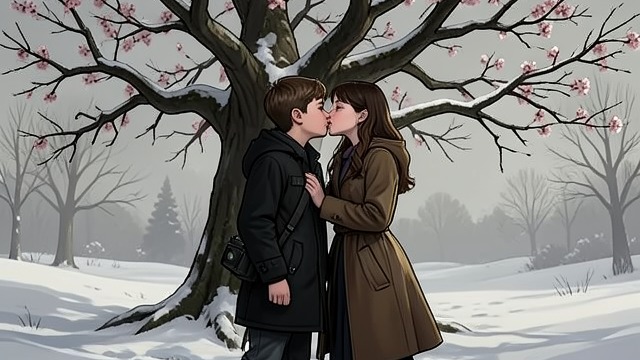 The Kiss and Departure from "5 Centimeters per Second". The Kiss and Departure Cherry-tree reunion Akari takes Takaki to the solitary cherry tree near her home, where they share their first kiss beneath its bare…