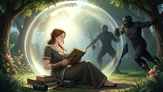 Protection Through Glamour from "A Court of Thorns and Roses". Protection Through Glamour Concealment Tamlin hides Feyre from creatures and alters her family's memories.