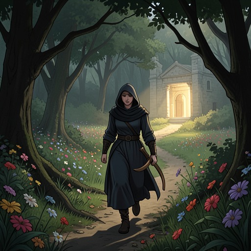 Feyre Archeron's Passage from Survival to Agency from "A Court of Thorns and Roses". This flow traces Feyre Archeron's movement from impoverished hunter to an active defender of two realms.